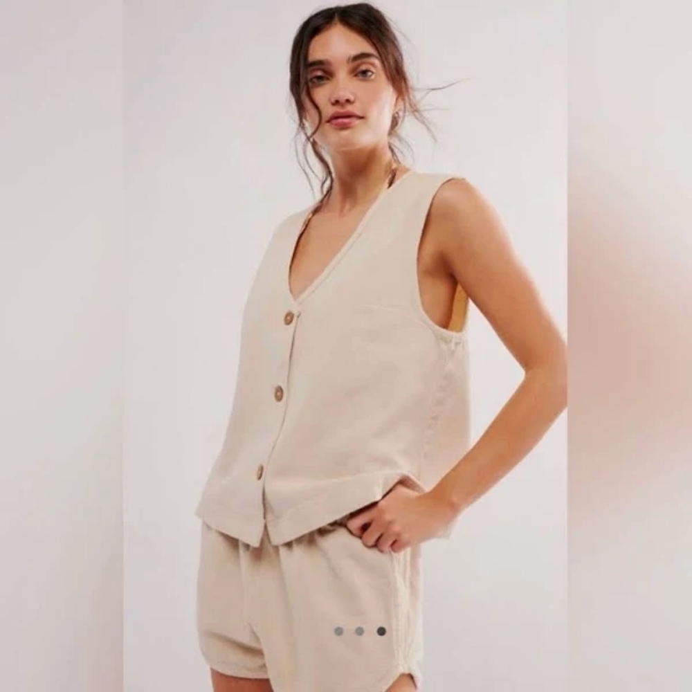 NWOT / Free People / So Fresh Vest Set / Small